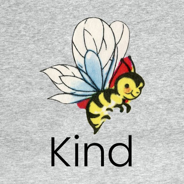 Cute Graphic Bee Kind "Be Kind" by RedThorThreads